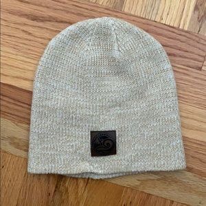 Happy Earth Apparel Beanie Cream & White - Unisex